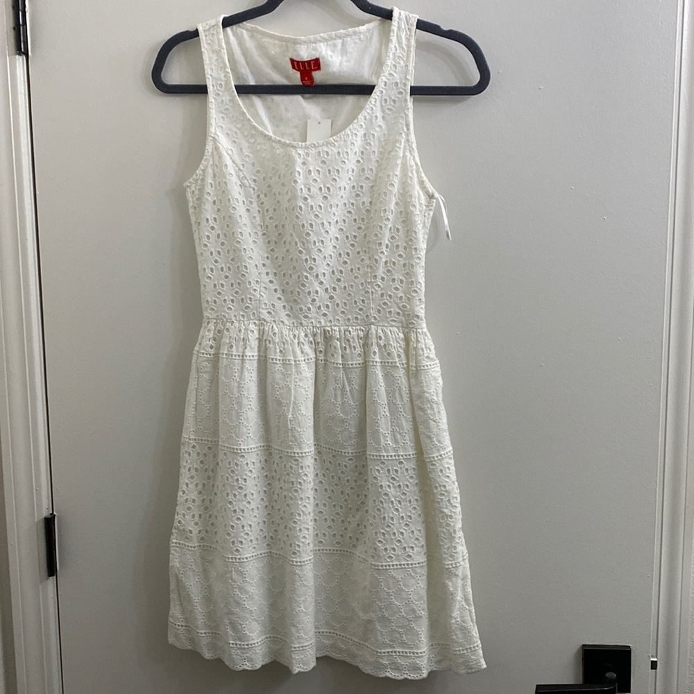 NWT, white sundress